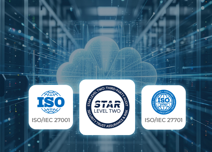 Suprema eusures that CLUe and data are securely protected with their certifications like CSA STAR Level 2 for cloud security, ISO 27001 and ISO 27701.