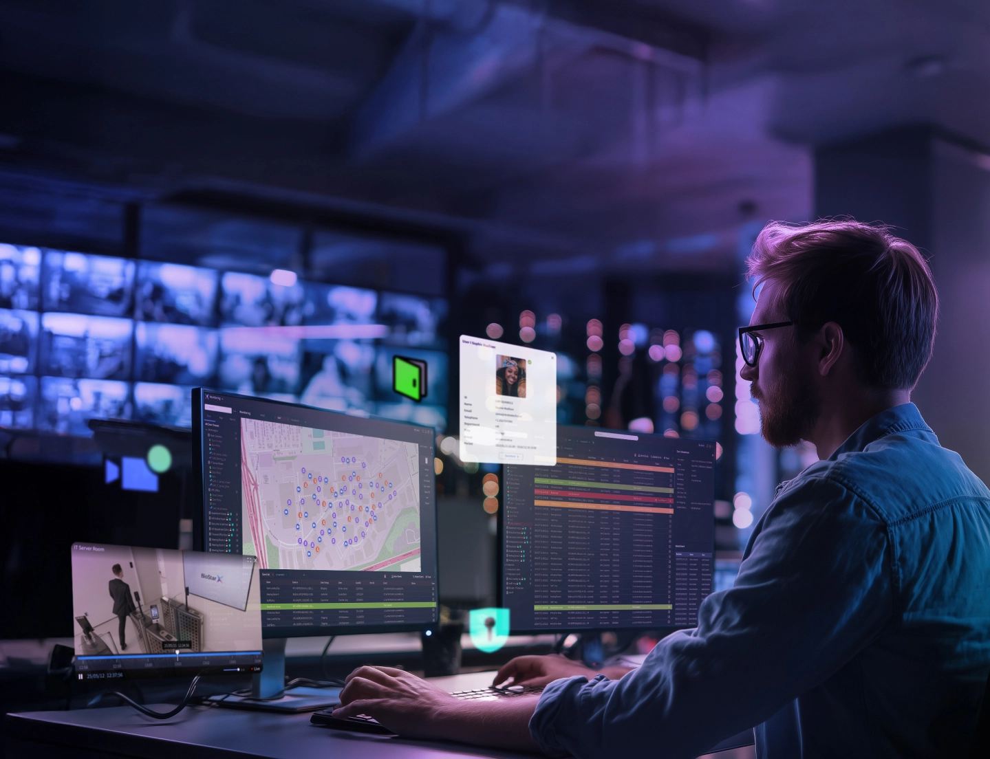 拡張可能な入退室管理構造